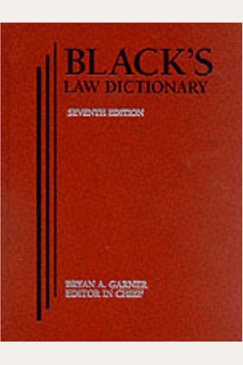 Buy Black's Law Dictionary Book By Ed B Garner