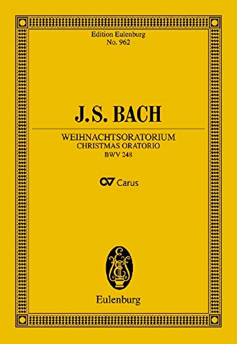 Buy Christmas Oratorio, Bwv 248 Book By: Johann S Bach