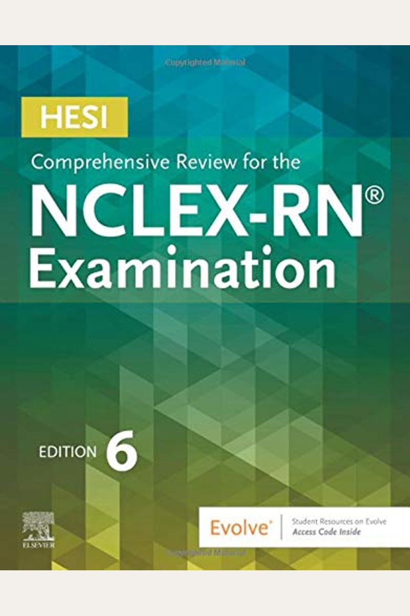 Hesi Comprehensive Review For The Nclex-Rn Examination - Elsevier Ebook On Vitalsource (Retail Access Card)