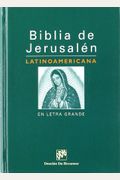 Biblia De Jerusalen Latinoamerican En Letra Grande-Os