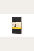 Moleskine Cahier Journal (Set Of 3), Pocket, Squared, Black, Soft Cover (3.5 X 5.5): Set Of 3 Squared Journals