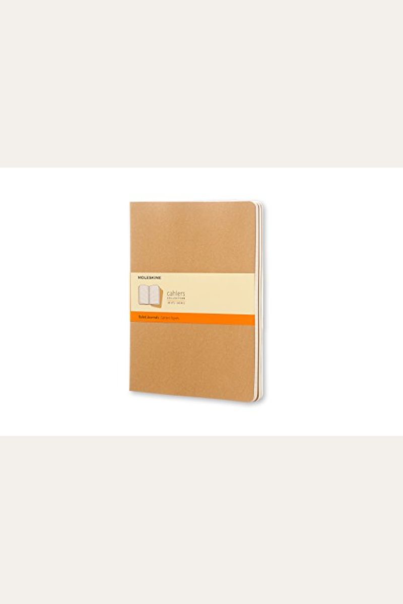 Buy Moleskine Cahier Journal (Set Of 3), Extra Large, Ruled, Kraft