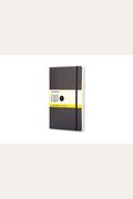 Moleskine Classic Notebook, Pocket, Squared, Black, Soft Cover (3.5 X 5.5)