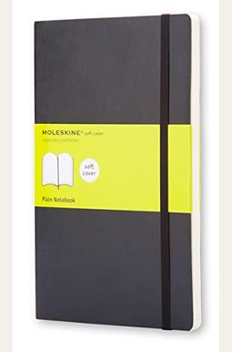 Moleskine Classic Notebook, Large, Plain, Black, Soft Cover (5 X 8.25) Moleskine Classic Notebook, Large, Plain, Black, Soft Cover (5 X 8.25)