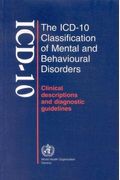 Icd-10 Classification Of Mental And Behavioural Disorders