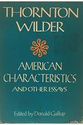 American Characteristics And Other Essays