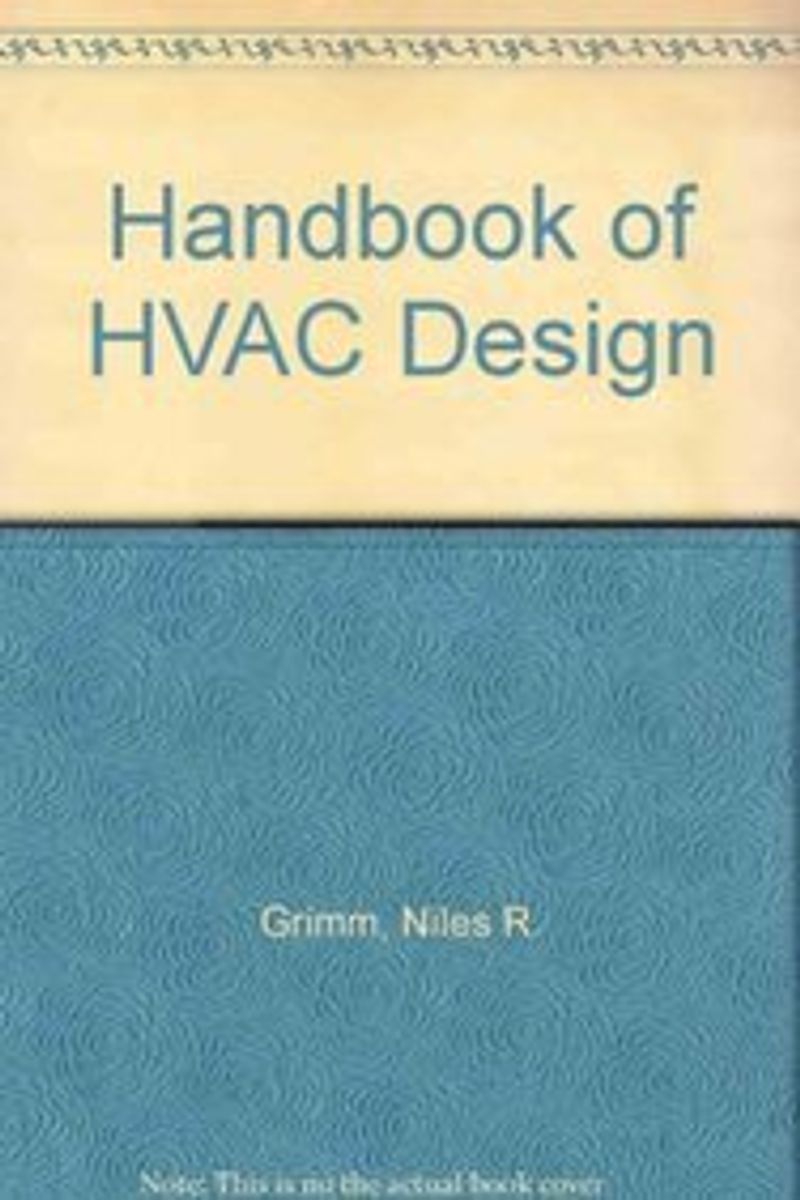 Buy Handbook Of Hvac Design Book By Niles R Grimm