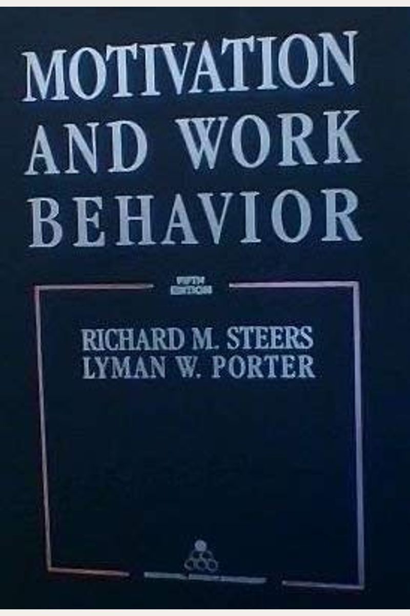 Buy motivation and work behavior mcgraw hill series in management