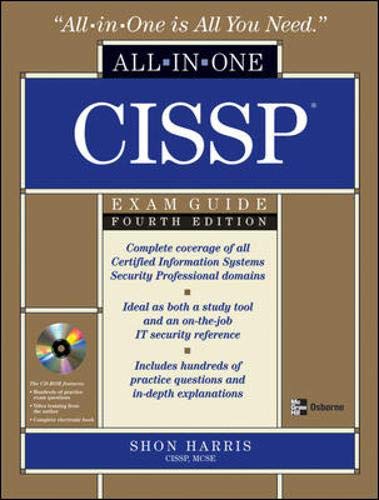 Buy Cissp All-In-One Exam Guide [With Cdrom] Book By: Shon Harris