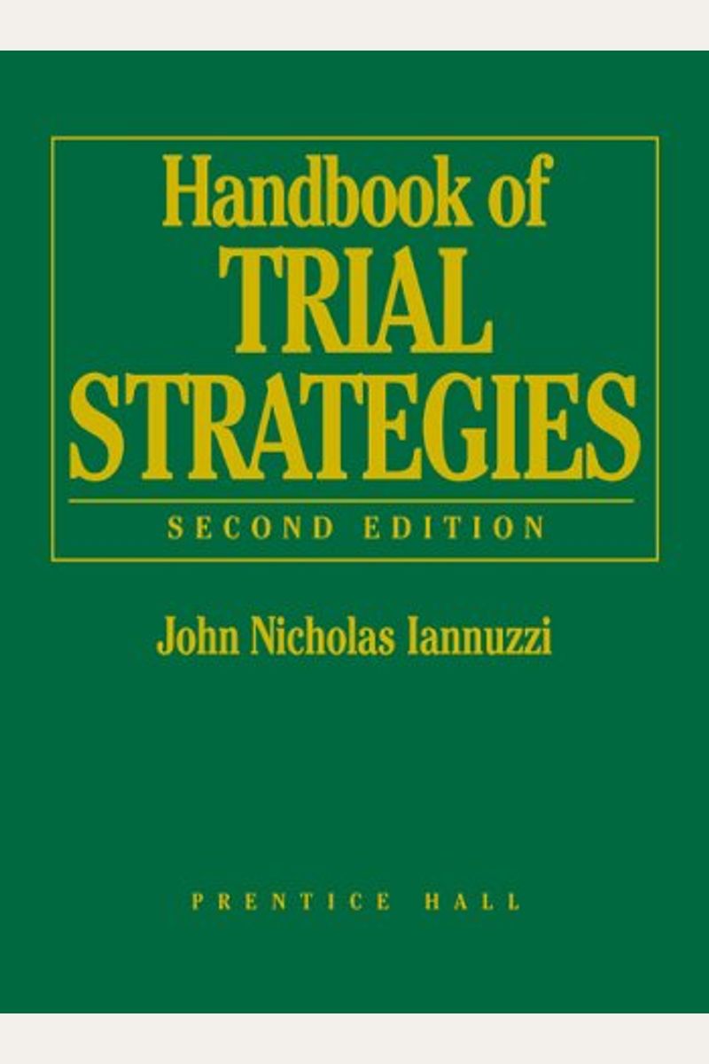 Handbook of Trial Strategies, 2nd Edition
