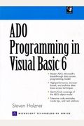 Ado Programming In Visual Basic 6 [With]