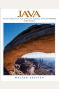 Java: An Introduction To Computer Science And Programming