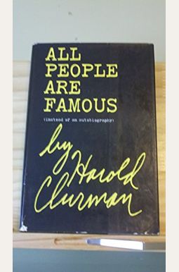 All people are famous (instead of an autobiography)