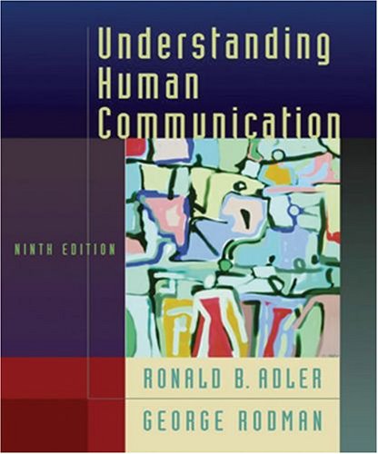 Buy Understanding Human Communication Book By: Ronald B Adler