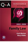 Questions & Answers Family Law 2005-2006 (Blackstone's Law Questions and Answers)