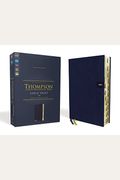 Niv, Thompson Chain-Reference Bible, Large Print, Leathersoft, Navy, Thumb Indexed, Red Letter, Comfort Print
