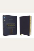 Niv, Thompson Chain-Reference Bible, Leathersoft, Navy, Red Letter, Comfort Print