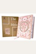 The Jesus Bible Artist Edition, Esv, Leathersoft, Peach Floral