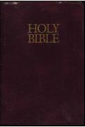 The Holy Bible: King James Version Deluxe Gift and Award Bible/Royal Purple Leather Look