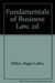 Fundamentals Of Business Law