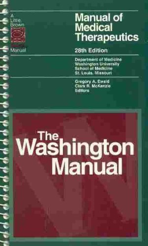 Buy The Washington Manual Of Medical Therapeutics: Department Of