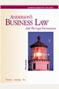 Anderson S Business Law And The Legal Environment, Standard Volume
