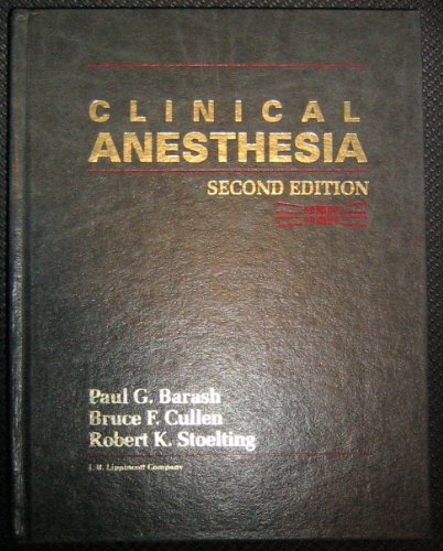 Buy Clinical Anesthesia Book By: Paul G Barash