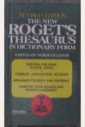 The New Roget's Thesaurus In Dictionary Form