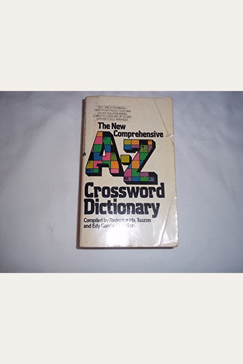 Buy New Comprehensive AZ Crossword Dictionary Book By Redentor M Tuazon