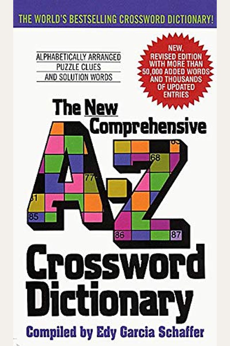 New Comprehensive A-Z Crossword Dictionary