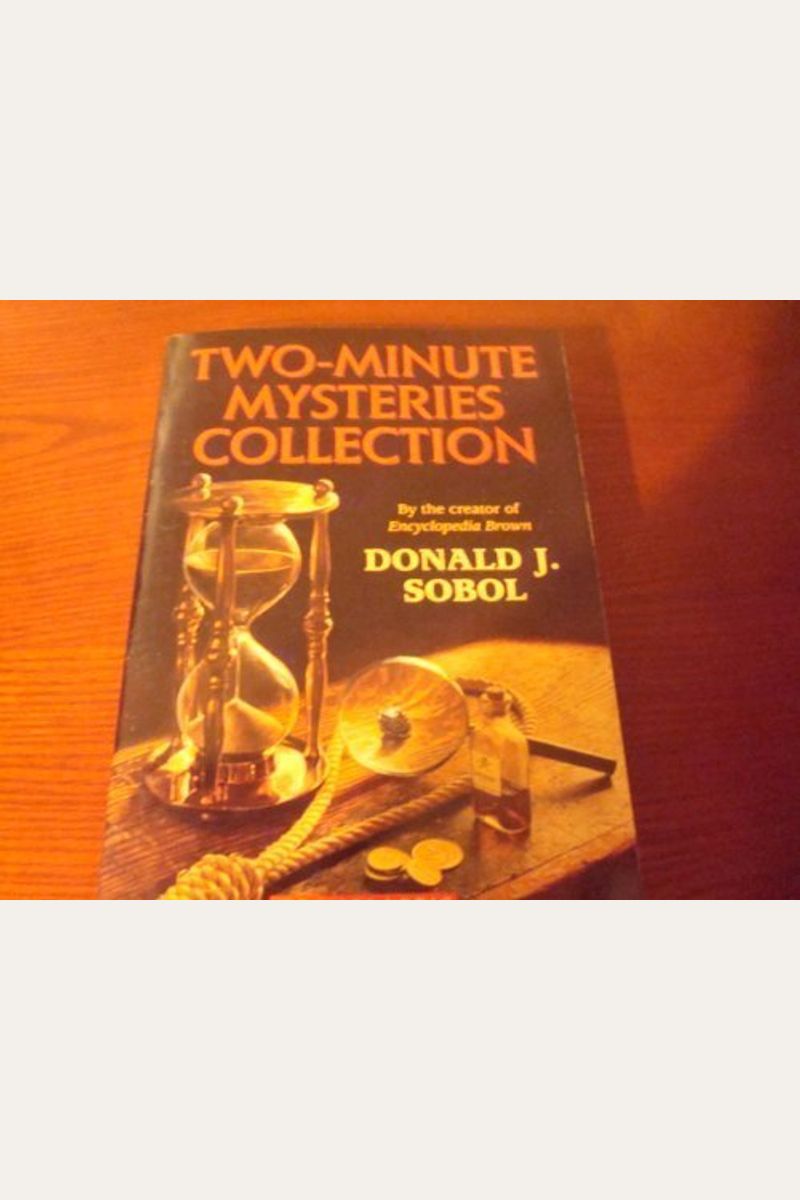 Buy two minute mysteries collection book by donald j sobol