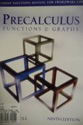 Student Solutions Manual For Swokowski And Cole S Precalculus: Functions And Graphs