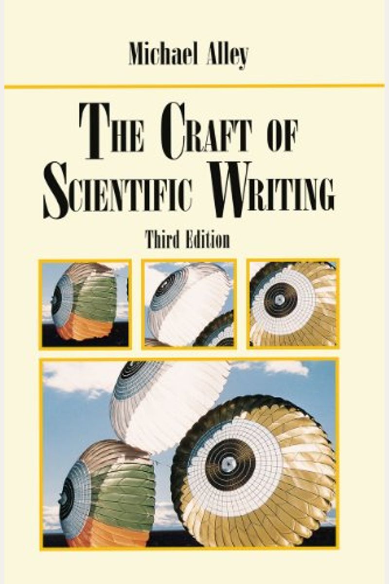 The Craft Of Scientific Writing