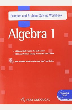 algebra 1 practice and problem solving workbook answer key