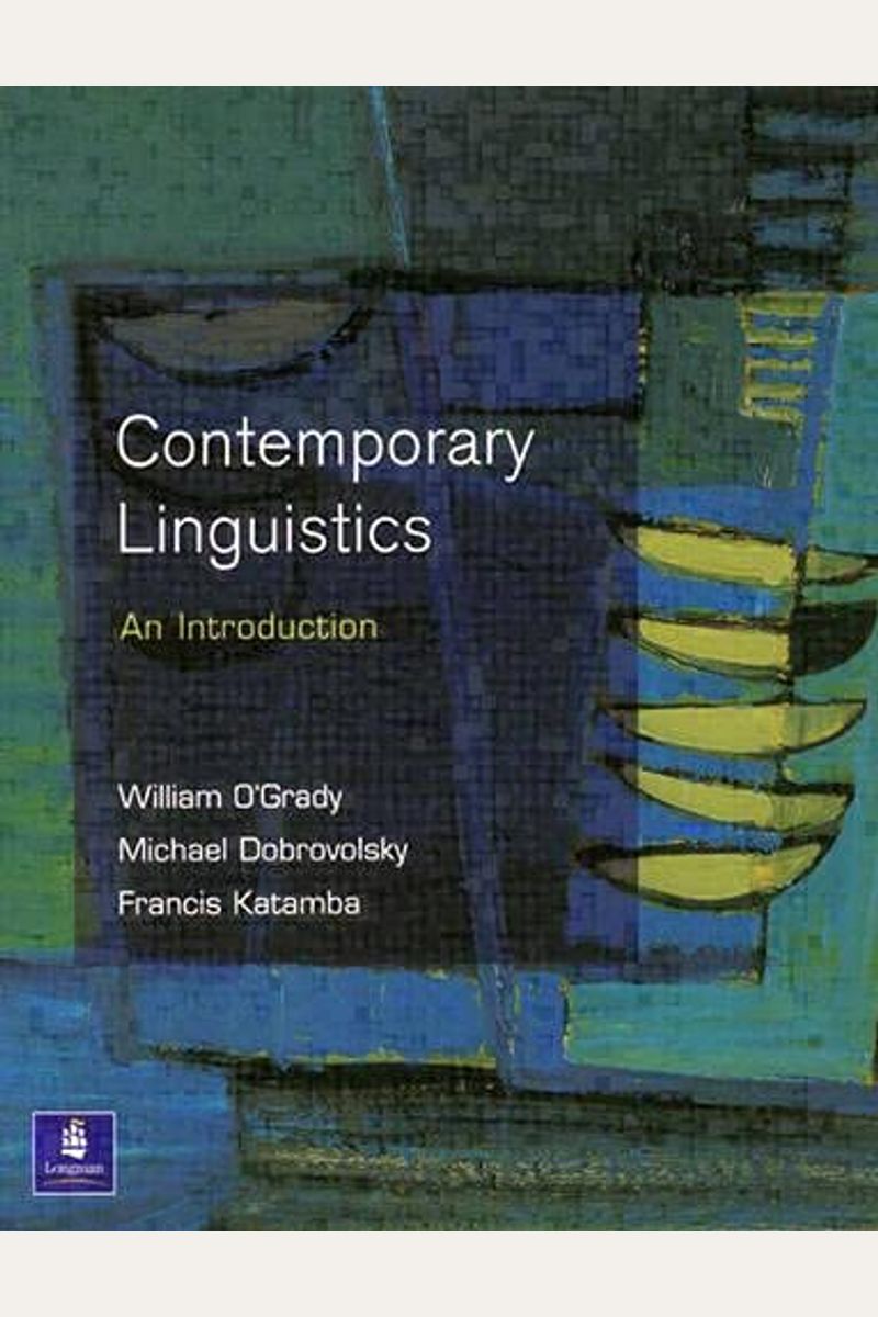 Buy Contemporary Linguistics An Introduction Book By William OGrady