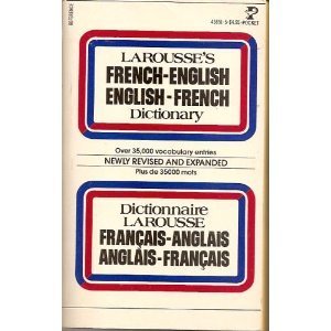 Buy Larousse's French- English, English-French Dictionary (English And ...