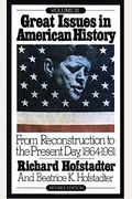 From Reconstruction to the Present Day, 1864-1981