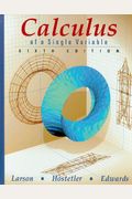 S And V Calculus And Student Study Guide, Volume 1 And Technology Guide Sixth Edition