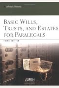 Basic Wills, Trusts, And Estates For Paralegals