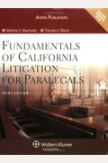 Fundamentals of California Litigation for Paralegals, 3rd Edition
