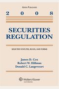 Securities Regulation 2008 Statutory Supplement