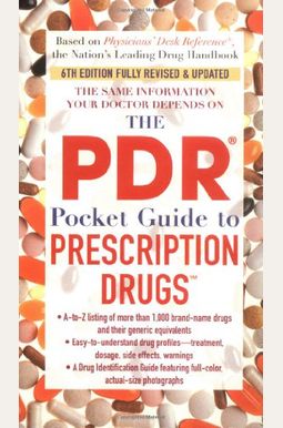 Buy The Pdr Pocket Guide To Prescription Drugs: Sixth Edition ...