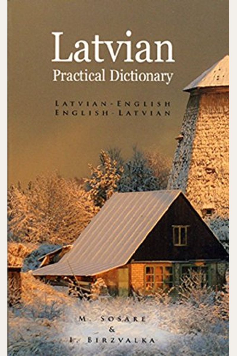 Buy English/Latvian Dictionary (Hippocrene Practical Dictionary) Book
