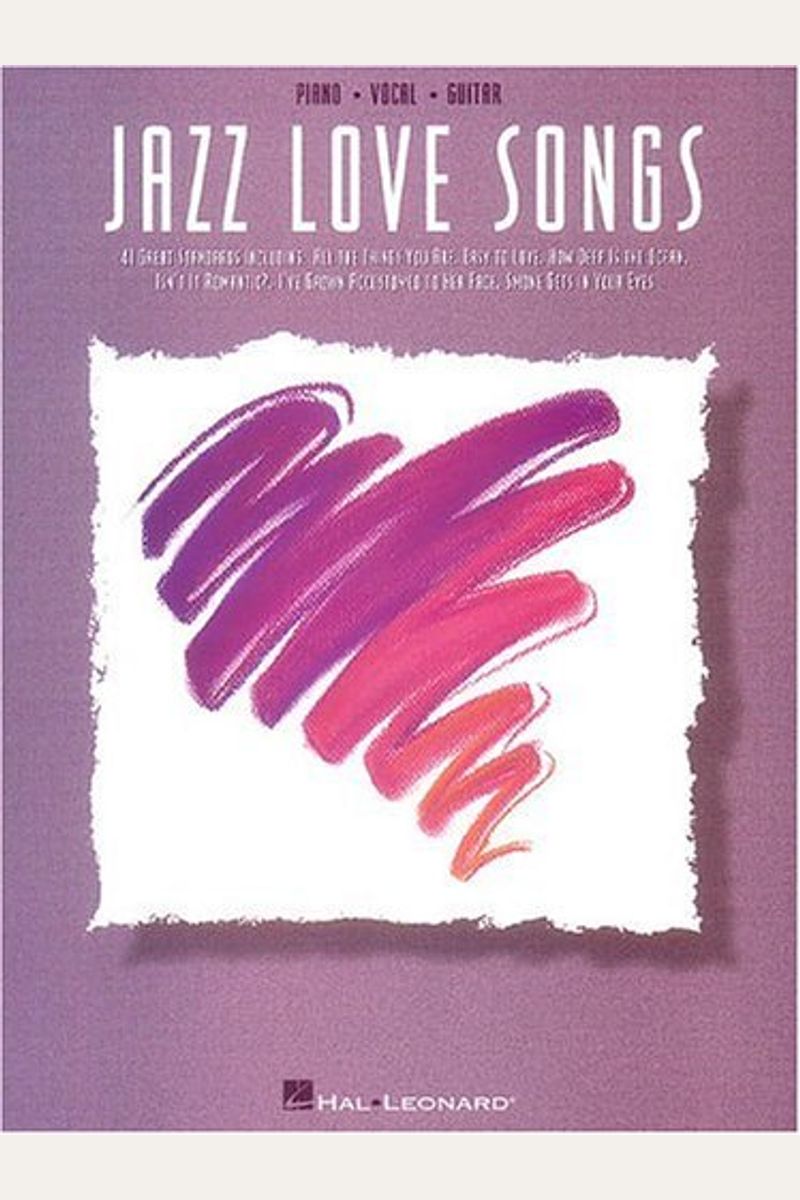 Buy Jazz Love Songs Book By Hal L Corporation