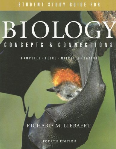 Buy Student Study Guide For Biology: Concepts And Connections Book By ...