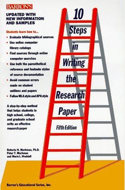 10 steps in writing the research paper 6th ed