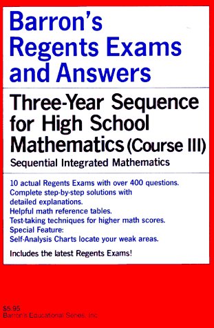 Barron's Regents Exams and Answers - Sequential Math Course III