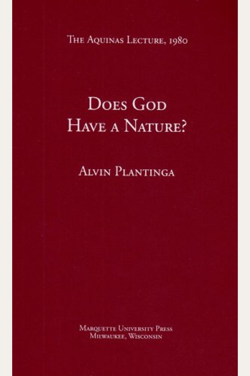 Does God Have A Nature?