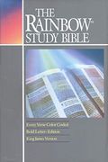 Rainbow Study Bible, King James Version Hardcover Burgundy