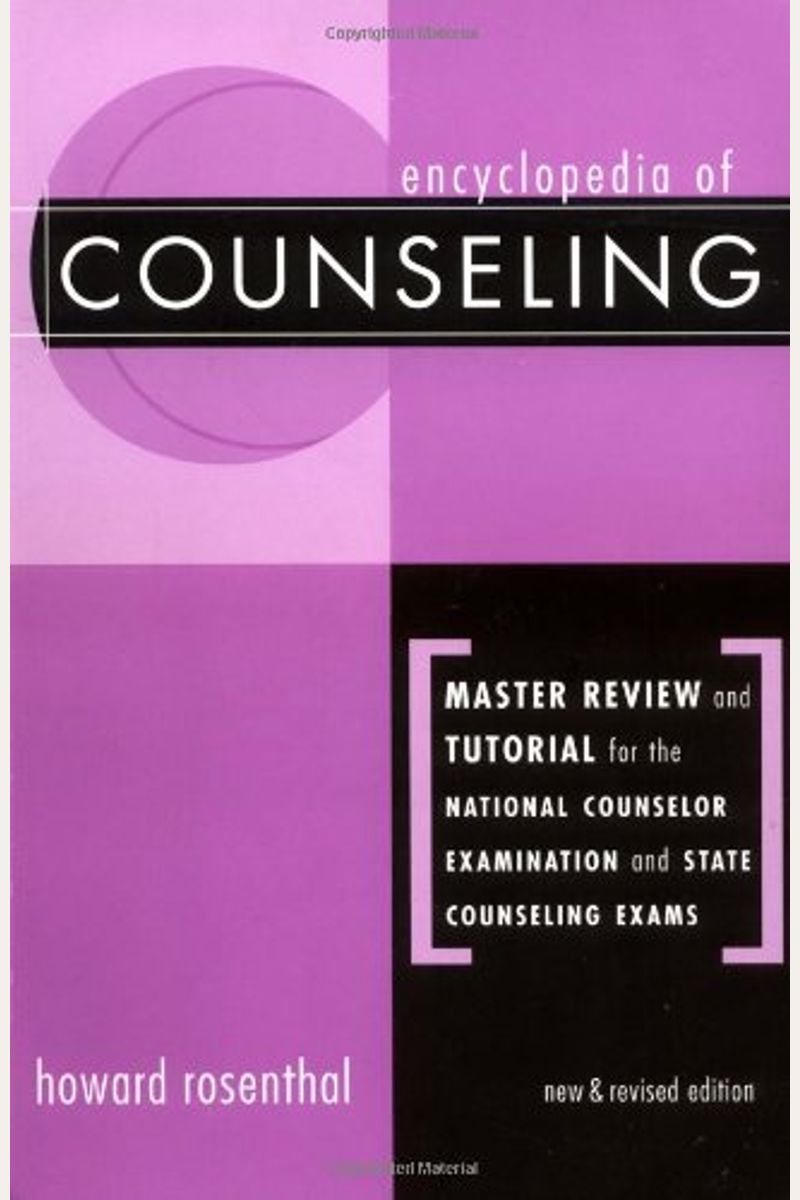 The Encyclopedia Of Counseling: Complete Set Of Book And Tapes